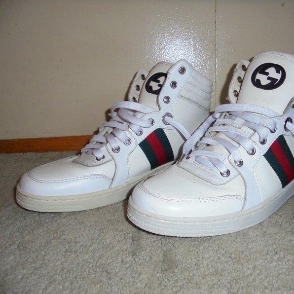 gucci white sneakers mens